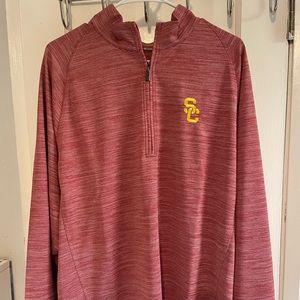 NWT Tommy Bahama Men’s USC Trojans Collegiate Half-Zip Sweatshirt Size Large
